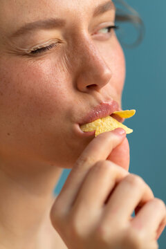 Eating chips