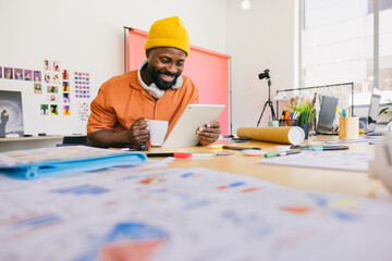 Creative professional working in modern office environment