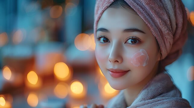 A realistic photograph, 8K resolution, shot on professional DSLR camera, shallow depth of field, tack-sharp focus, exquisite detail, high dynamic range of A social media user sharing her evening 