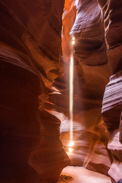 Sunbeam in Upper Antelope Canyon