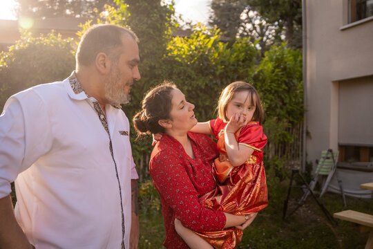 Family Spending Time Outdoors