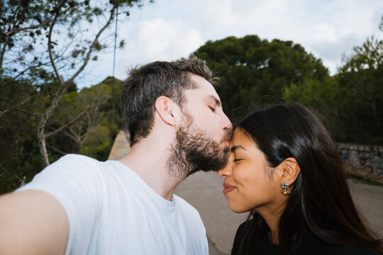 Couple Sharing a Sweet Moment