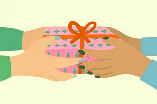 Hands Giving a gift
