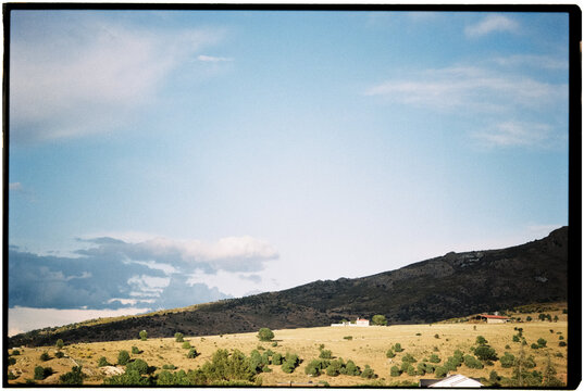 A Serene View of a Rolling Hillside in the Spanish Countryside