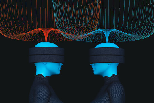 Connected humanoids in big data concept