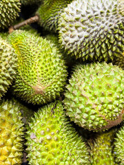 Close up of Musang King Durian