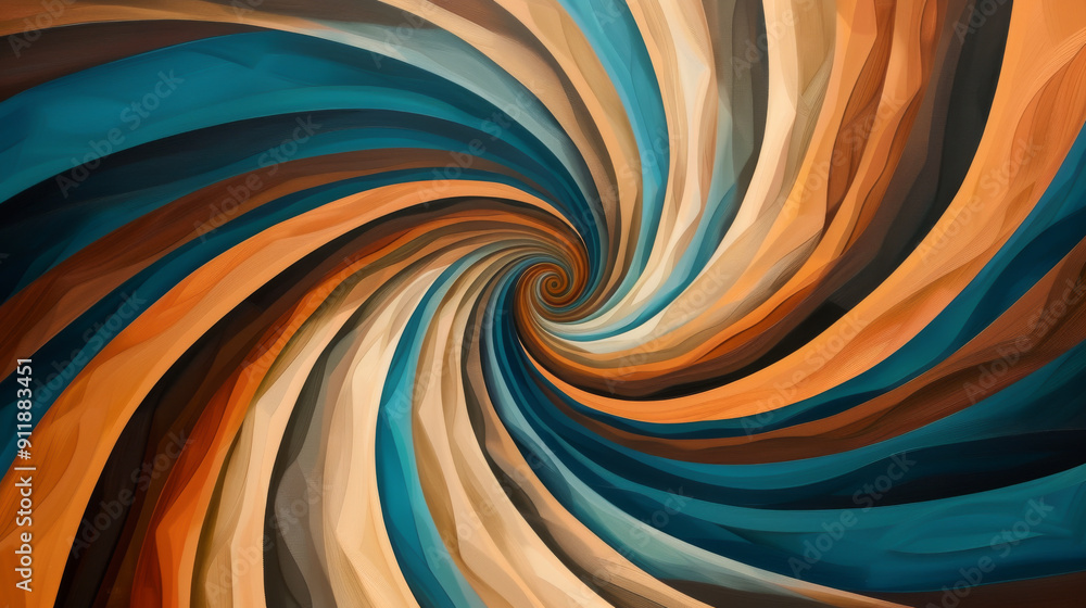 Poster a vibrant swirl of colors creating an abstract pattern that evokes movement and energy, ideal for ar