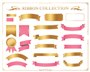 ハロウィンをイメージしたリボン素材やアンティークフレーム、デコレーション素材セット