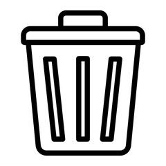 trashcan Line Icon