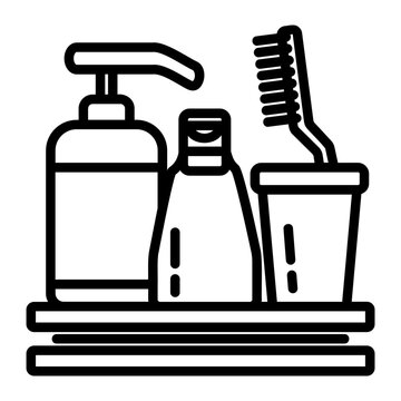 recommend clip art: toiletries Line Icon