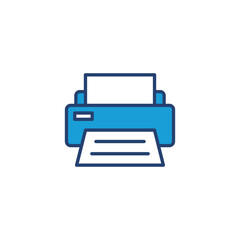 Print icon vector. printer icon vector.