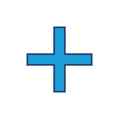 Plus Icon vector. Add plus icon