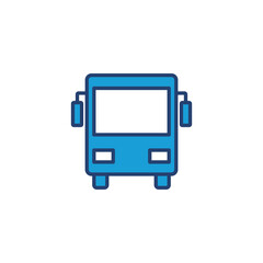 Bus icon vector. bus vector icon