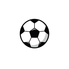 Fototapeta premium Soccer football icon flat vector design