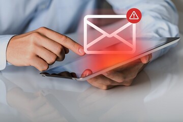SMS spam fake text message warning alert on phone