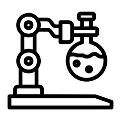 laboratory assistant Line Icon