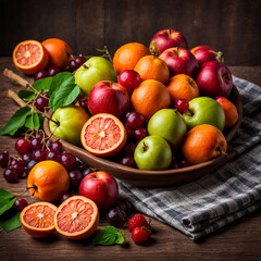 Sets of fruits photography ideas 