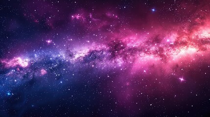 Naklejka premium Cosmic marvels - vast universe and its countless galaxies, highlighting the awe-inspiring scale and enigmatic nature of the cosmos, and the secrets it holds.