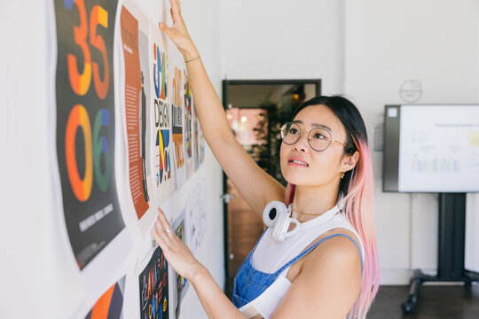 Creative asian professional hanging colorful design posters