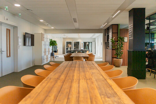 Long Wooden Office Table