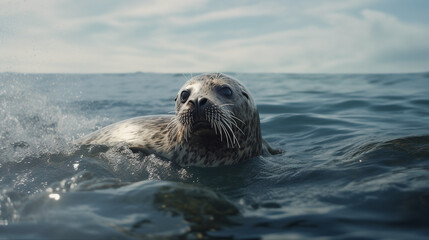 seal on the beach