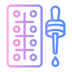 test Line Gradient Icon