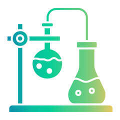 lab equipment Gradient icon