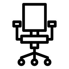 desk chair icon 