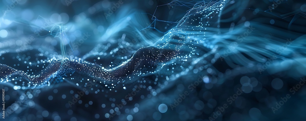 Aufkleber neural networks and ai digital background
