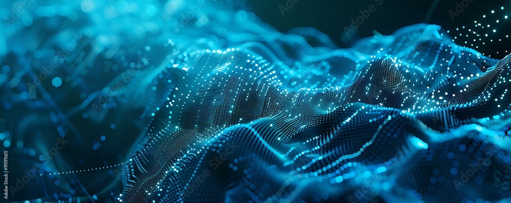 Poster ai digital background for neural networks