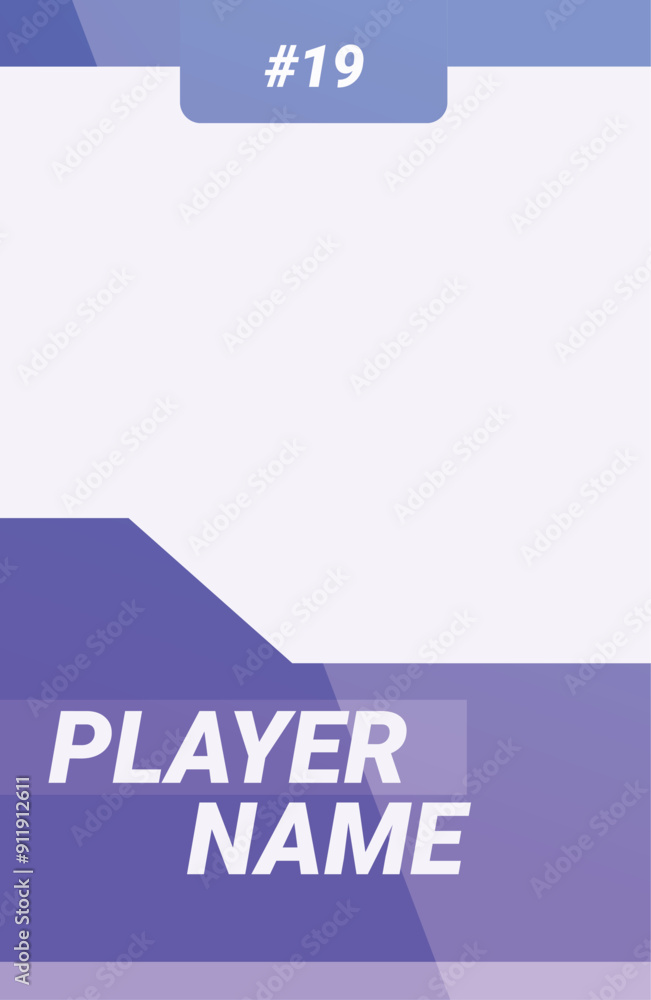 Poster sleek and modern streaming overlay is designed with a purple color scheme for gamers and streamers