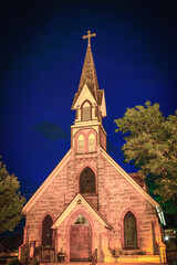 Obraz premium Church in the Historic Downtown Pocatello in Idaho, USA