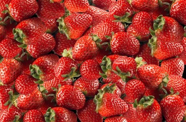 sweet tasty red fresh strawberries