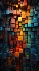 Artistic 3d color oil painting texture abstract poster background