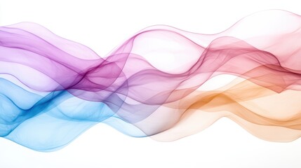Vibrant abstract wave pattern