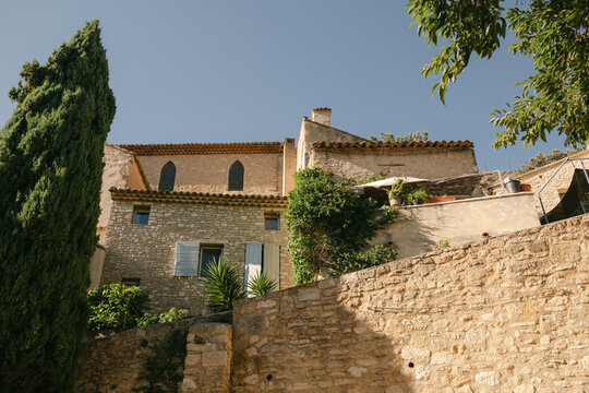 ston house  in a French village in Provence