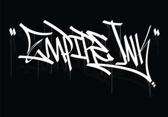 EMPIRE INK graffiti tag style designs