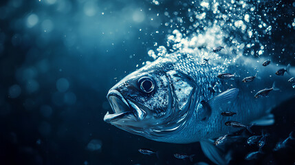 Fototapeta premium fish in the water