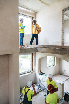 People Working At Construction Site