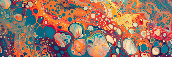colourful water marbling hydro dip texture pattern
