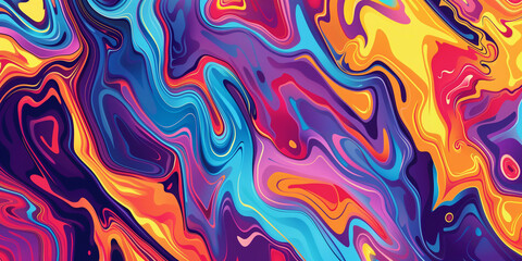 Obraz premium simple water marbling hydro dip texture pattern