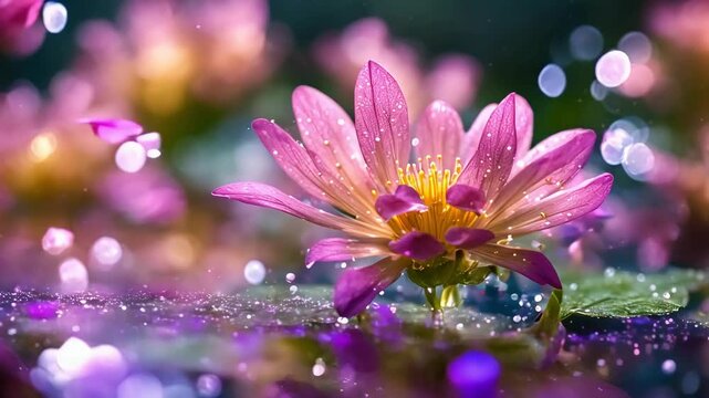 cosmic fowers, cosmic graden, Abstract cosmic background for meditations grading, cosmic relaxing video, calming nature videos, asmr, youtube, stock videos	