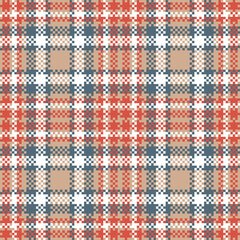 Tartan Plaid Vector Seamless Pattern. Checker Pattern. Template for Design Ornament. Seamless Fabric Texture.