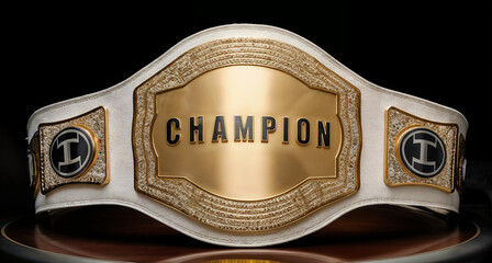 Gold Champion Belt, Boxing Belt, MMA Belt