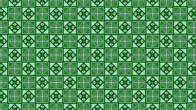 Tatreez pattern. Palestinian traditional embroidery horizontal loop.