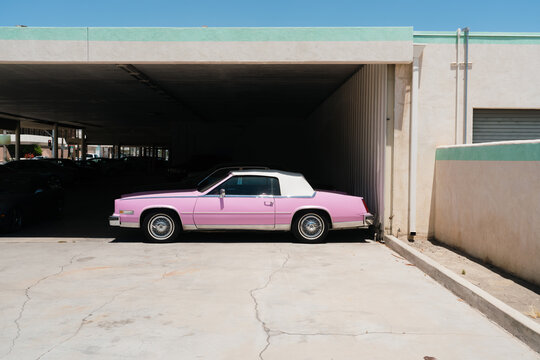 Pink Classic Car