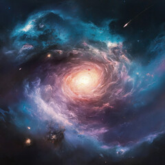 Obraz premium a-mesmerizing-image-of-a-cityscape-at-night