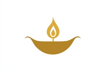 logo diwali lamp