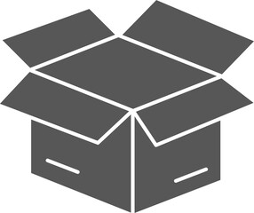 Box Packaging Icon Vector Template Flat Design on white background