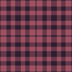 Tartan Plaid Vector Seamless Pattern. Traditional Scottish Checkered Background. Traditional Scottish Woven Fabric. Lumberjack Shirt Flannel Textile. Pattern Tile Swatch Included.